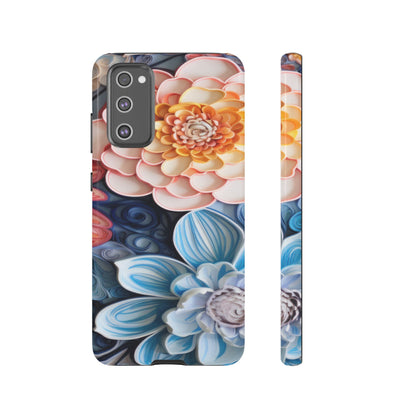 Succulent Phone Case, Echeveria Plant Design - Tough Case, Protective Cover, Cactus Lover Gift, Botanical Phone Accessory
