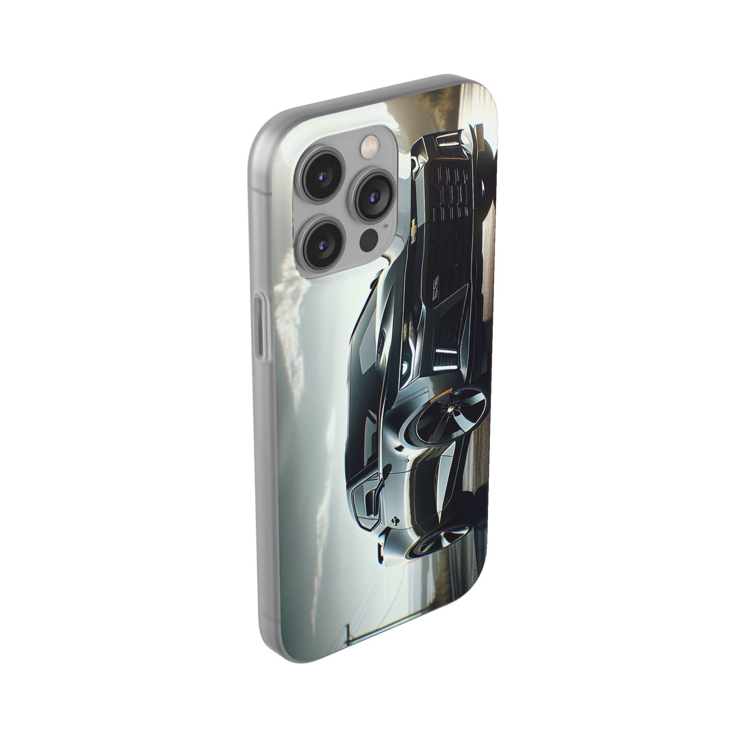 Flexi Phone Case for iPhone & Samsung – 2022 Chevy Camaro SS Car Design Protective Cover