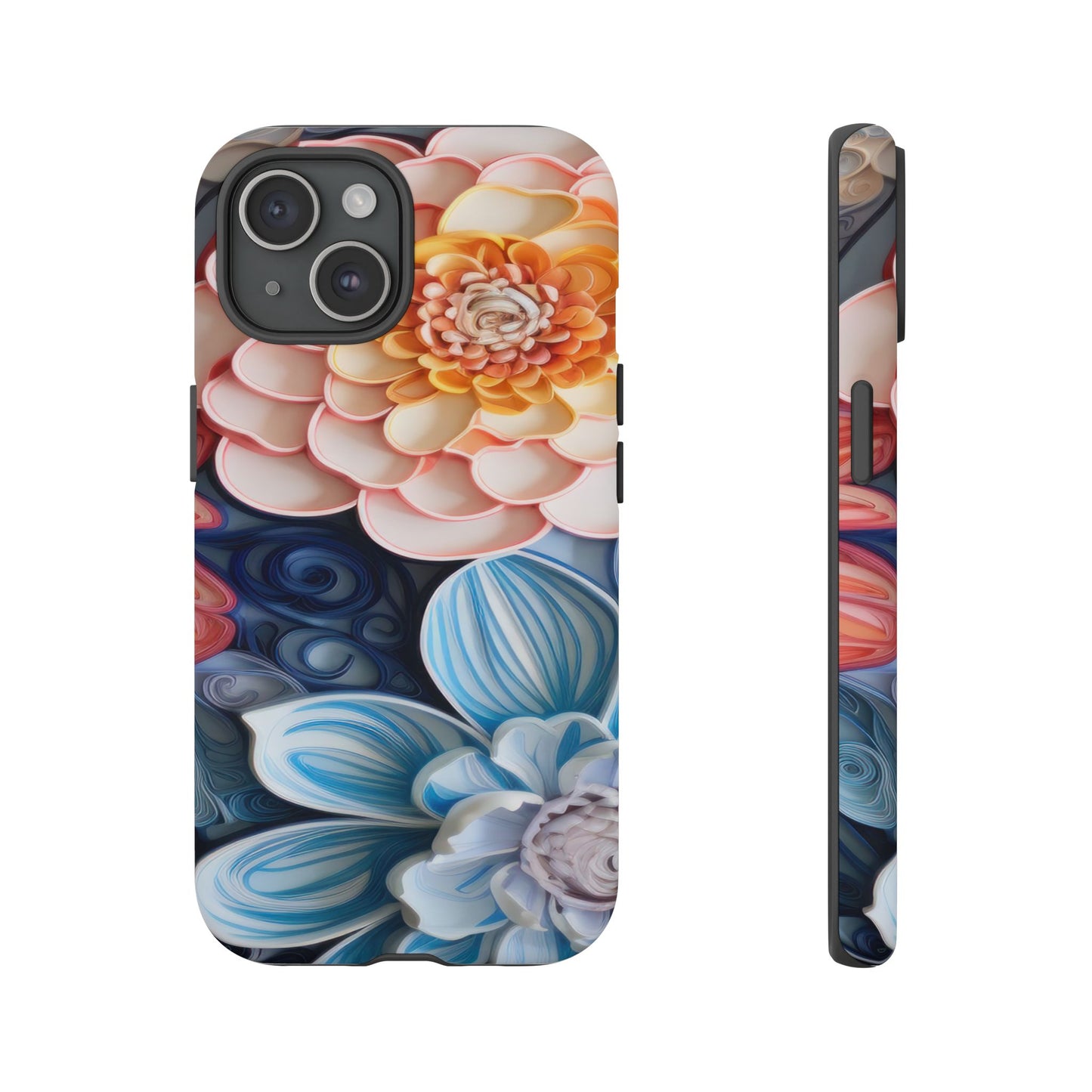 Succulent Phone Case, Echeveria Plant Design - Tough Case, Protective Cover, Cactus Lover Gift, Botanical Phone Accessory