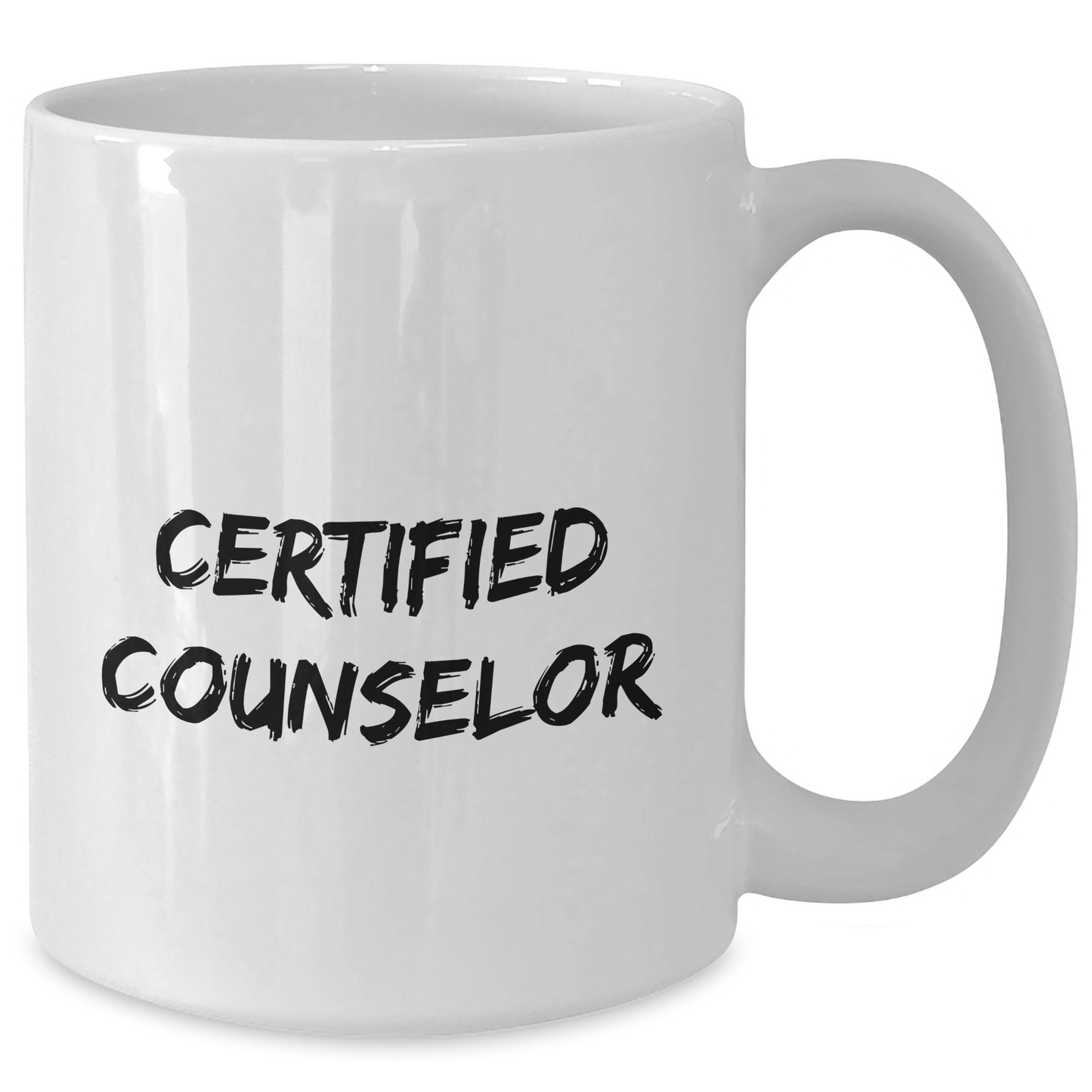 Funny Counselor Gifts from Friends - Inspirational Quote White Coffee Mug for Mother's Day, 11oz or 15oz Capacity, Ceramic, Microwave and Dishwasher Safe - Victory Thru Vision 