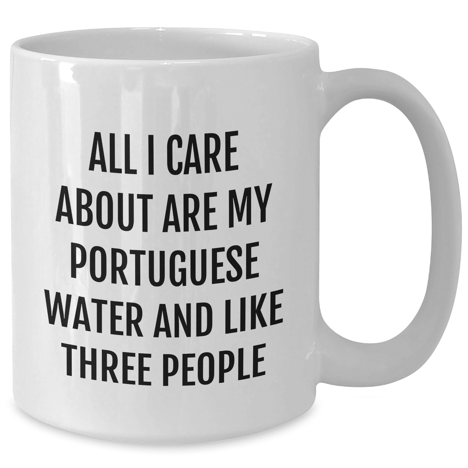 Portuguese Water Dog Gifts: Funny Quote White Coffee Mug, Gifts from Men for Portuguese Water Dog Lovers, Perfect Father's Day Unique Gifts - Additional