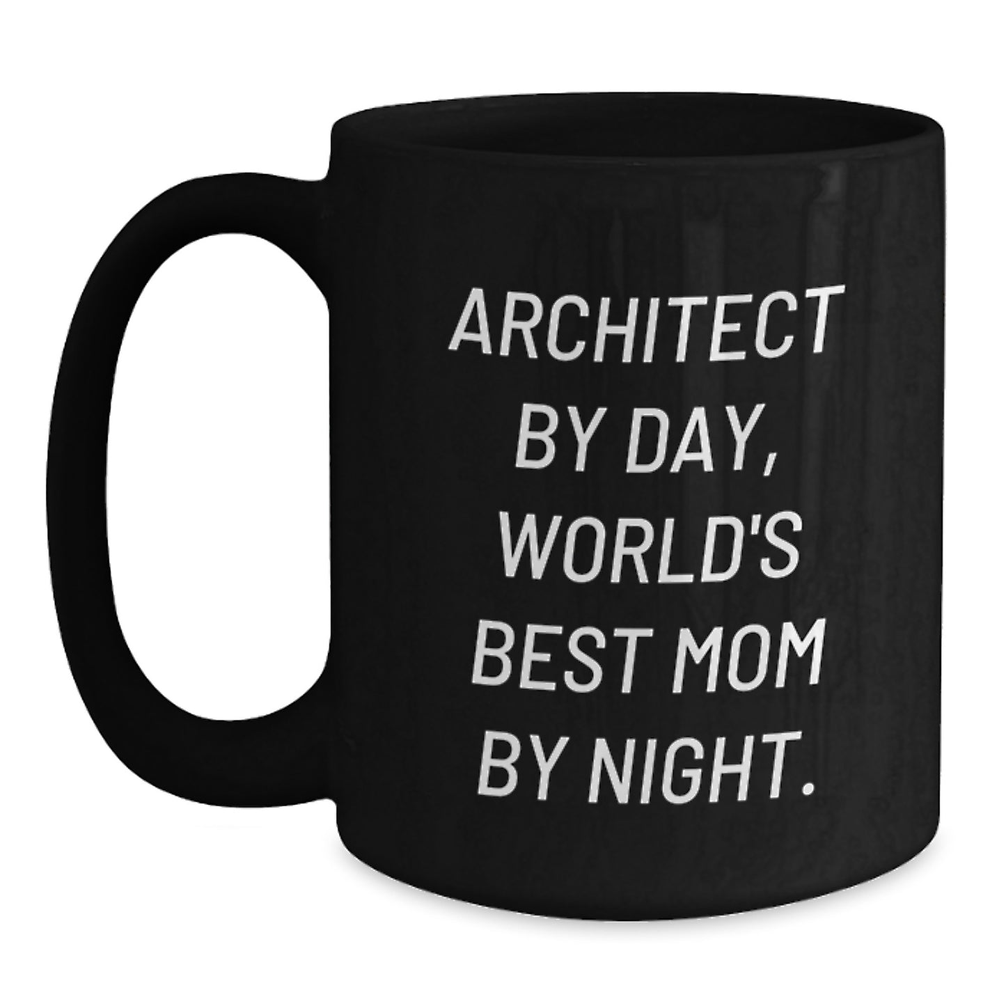 Funny Architect Coffee Mugs for Office, Gifts from Family to Architect, Inspirational Quote, Black Coffee Mug, Christmas Unique Gifts - Main