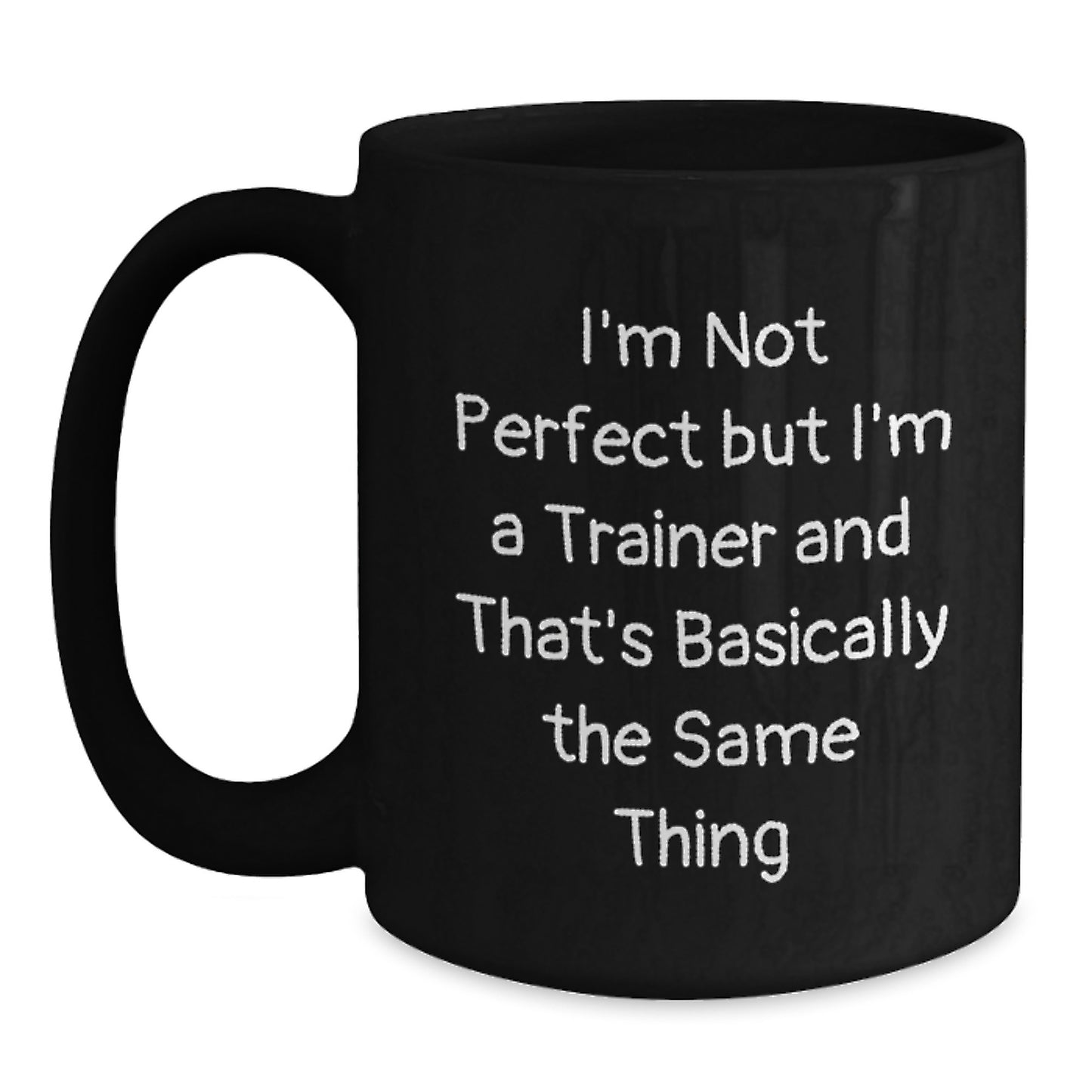 Funny Trainer Gifts for Men from Friends, Unique Black Coffee Mug for Christmas Unique Gifts - Main