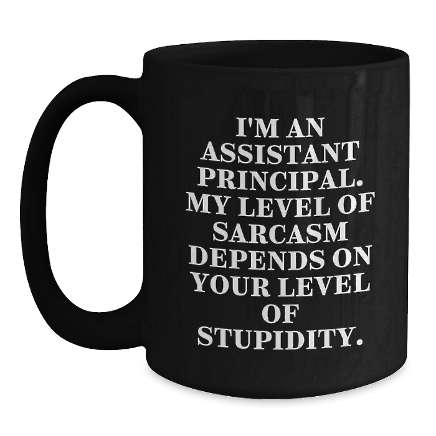 Funny Assistant Principal Gifts for Men from Friends - I'm Sassy Assistant Principal Mug, Black Coffee Mug for Christmas Unique Gifts - Main