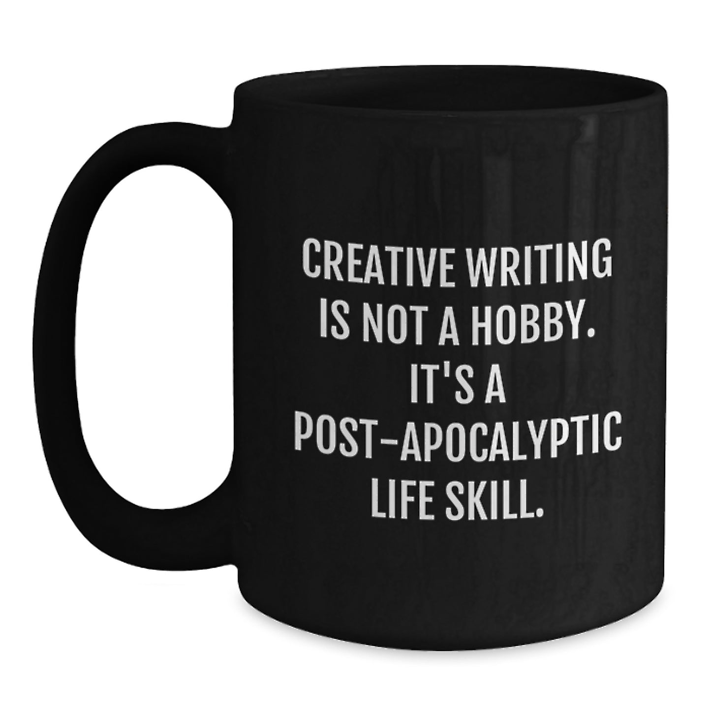 Funny Creative Writing Inspirational Mugs Gifts for Creative Writing Enthusiasts from Friends, Black Coffee Mugs, Christmas Unique Gifts, Gifts for Creative Writing - Main