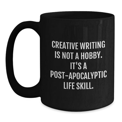 Funny Creative Writing Inspirational Mugs Gifts for Creative Writing Enthusiasts from Friends, Black Coffee Mugs, Christmas Unique Gifts, Gifts for Creative Writing - Main