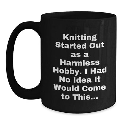 Funny Knitting Humor Gifts from Women to Knitting Men, Unique Valentine's Unique Gifts - Main