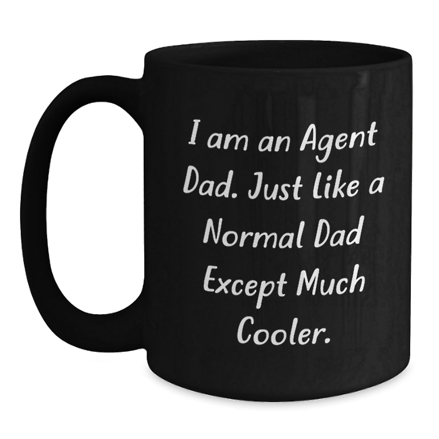 Funny Agent Black Coffee Mugs, Gifts from Dad for Agent Friends, Valentine's Unique Agent Gifts for Agent Men - Main
