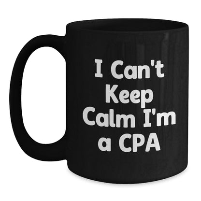 Funny CPA Gifts for Men, I'm A Cpa Christmas Unique Mugs, Black Coffee Mug - Main