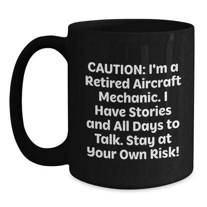 Aircraft Mechanic Humor Funny Gift for Men Christmas Unique Gifts from Friends Family - Main