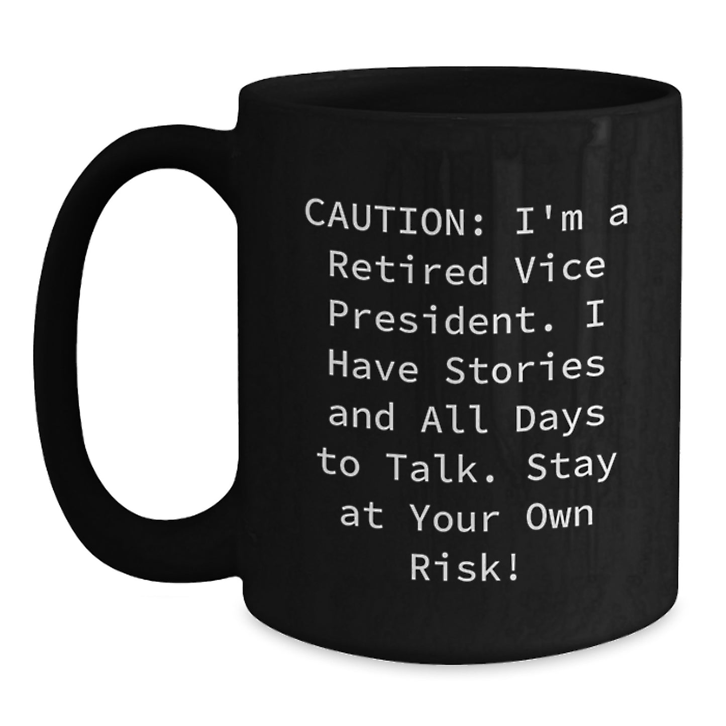 Funny Vice President Black Coffee Mugs, Gifts from Friends to Vice President, for Vice President Men, Unique Christmas Unique Gifts - Main