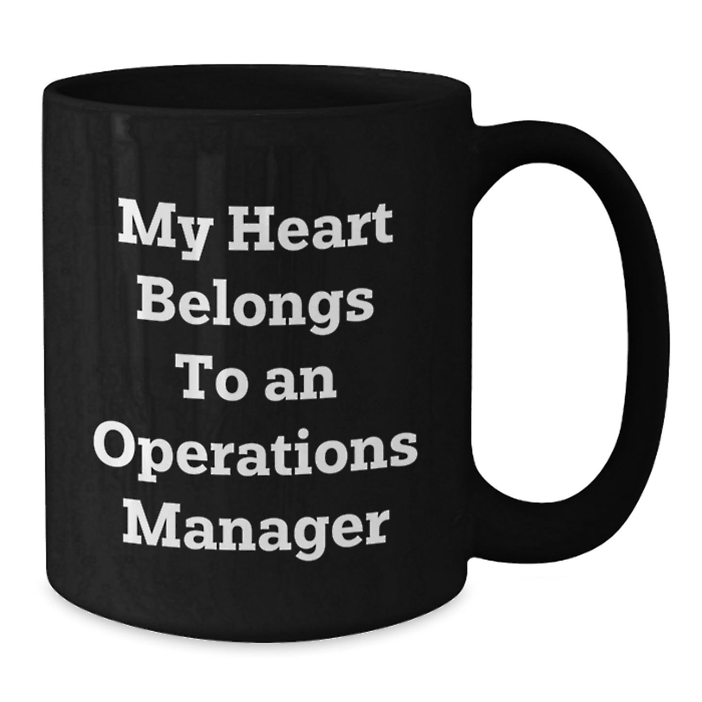 Funny Operations Manager Gifts, Christmas Unique Gifts for Operations Manager, Black Coffee Mug from Friends - Additional