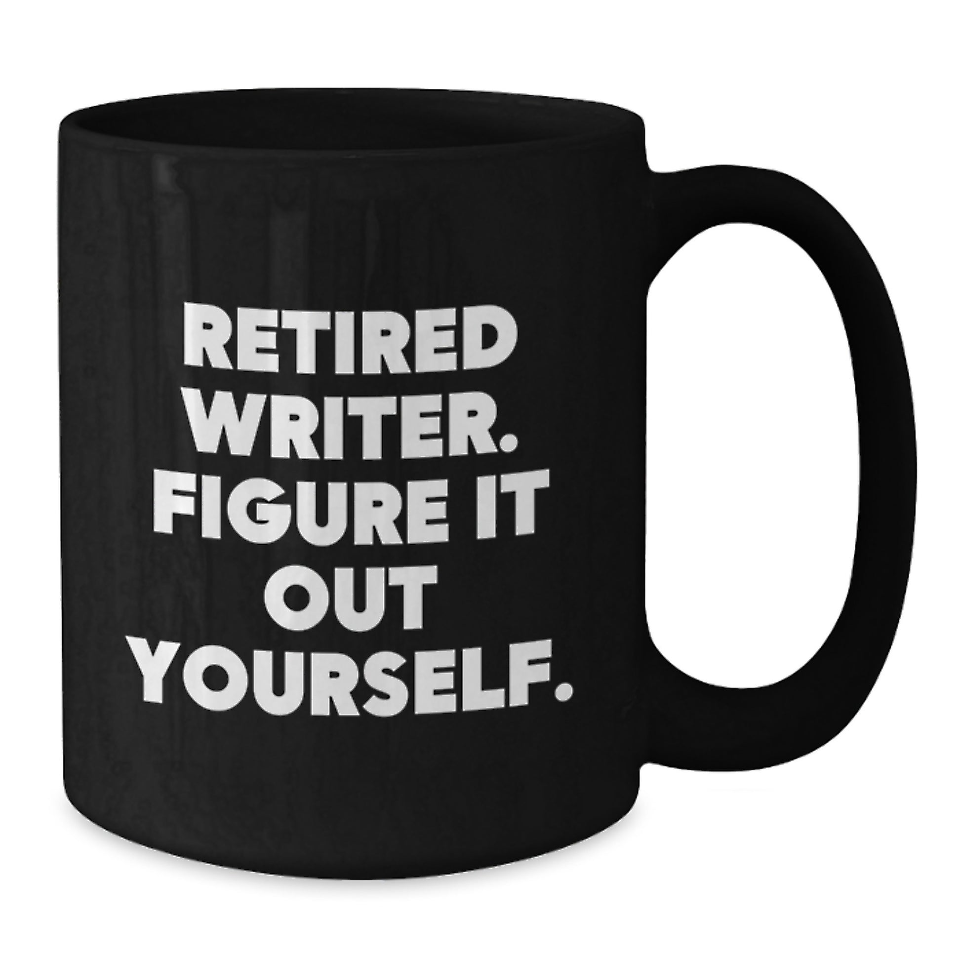Gifts from Men to Writer Friends - Funny Quote Black Coffee Mug for Writers, Christmas Unique Gifts - Additional