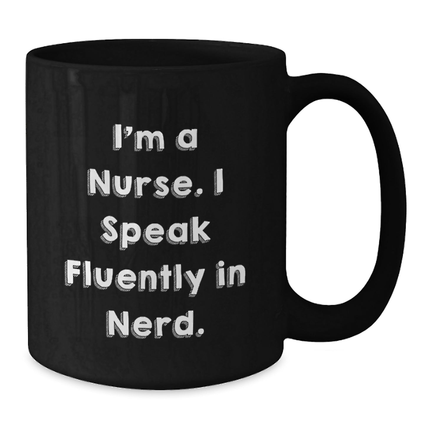Funny Nurse Gifts from Men - Black Coffee Mugs for Nurse Friends at Christmas Unique Gifts - Additional