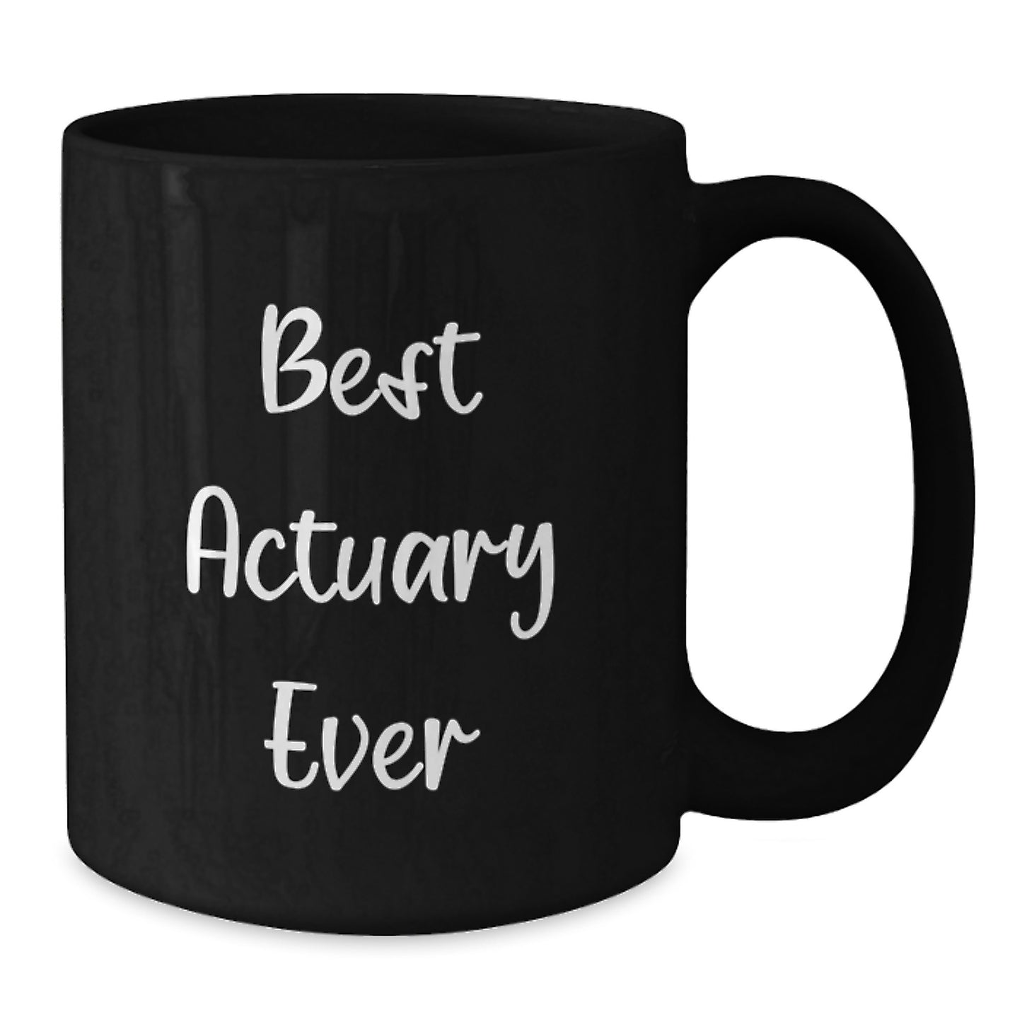 Funny Actuary Gifts for Actuary Men - Best Actuary Ever Mug, Black Coffee Mug for Actuary Friends, Christmas Unique Gifts from Men - Additional