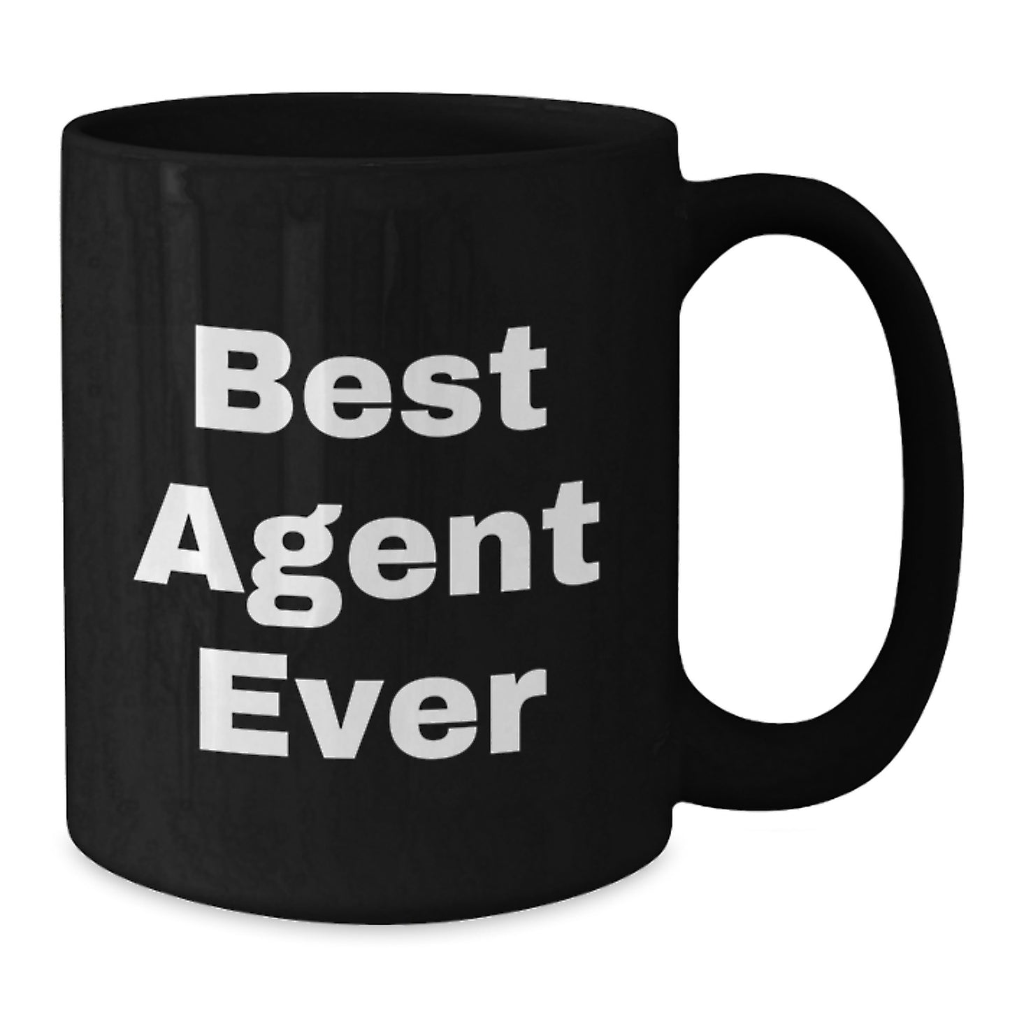 Funny Agent Gifts from Friends to Best Agent Ever Black Coffee Mugs 11oz or 15oz Christmas Unique Mugs - Additional