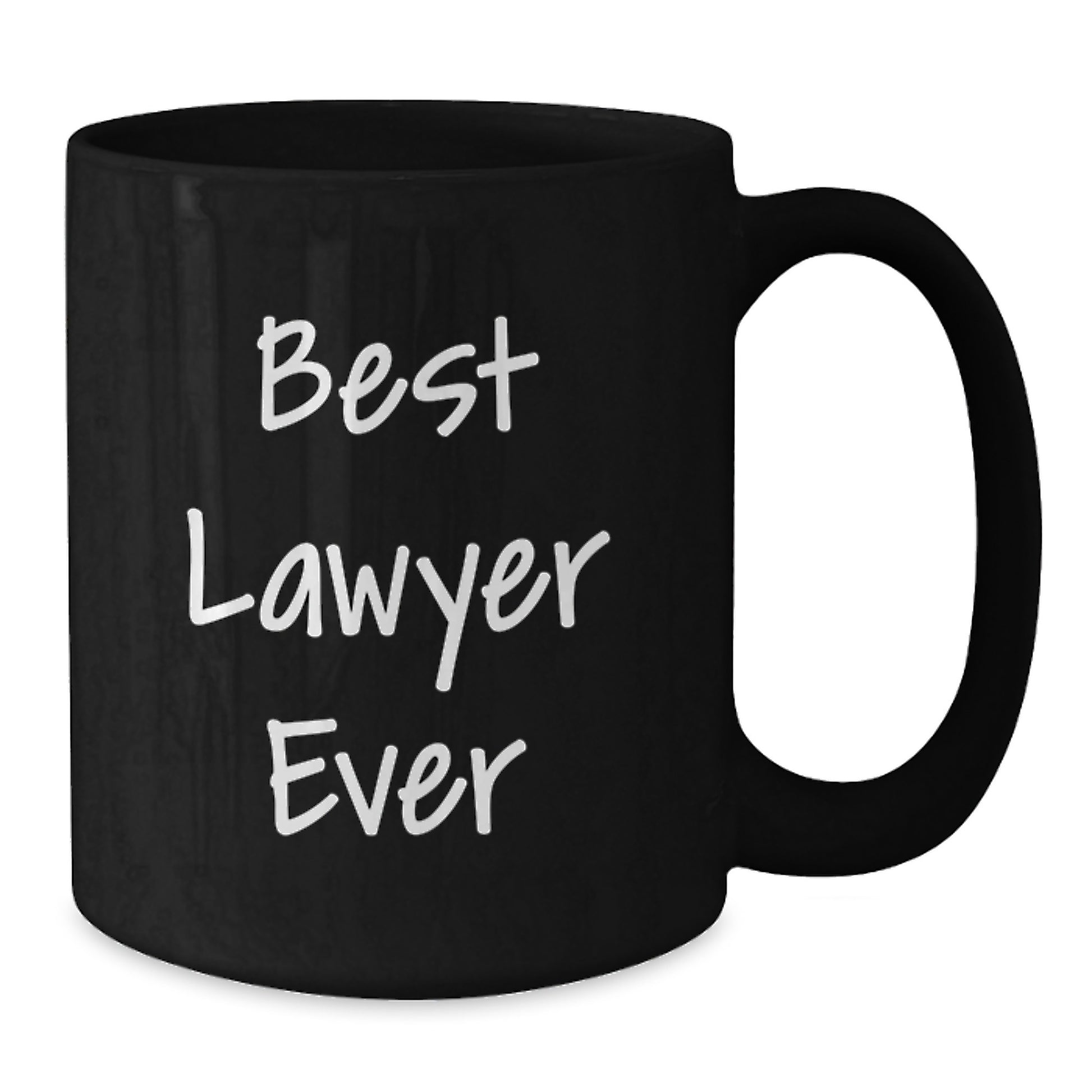 Funny Lawyer Gifts from Friends for Lawyer Men Black Coffee Mug Best Lawyer Ever - Additional