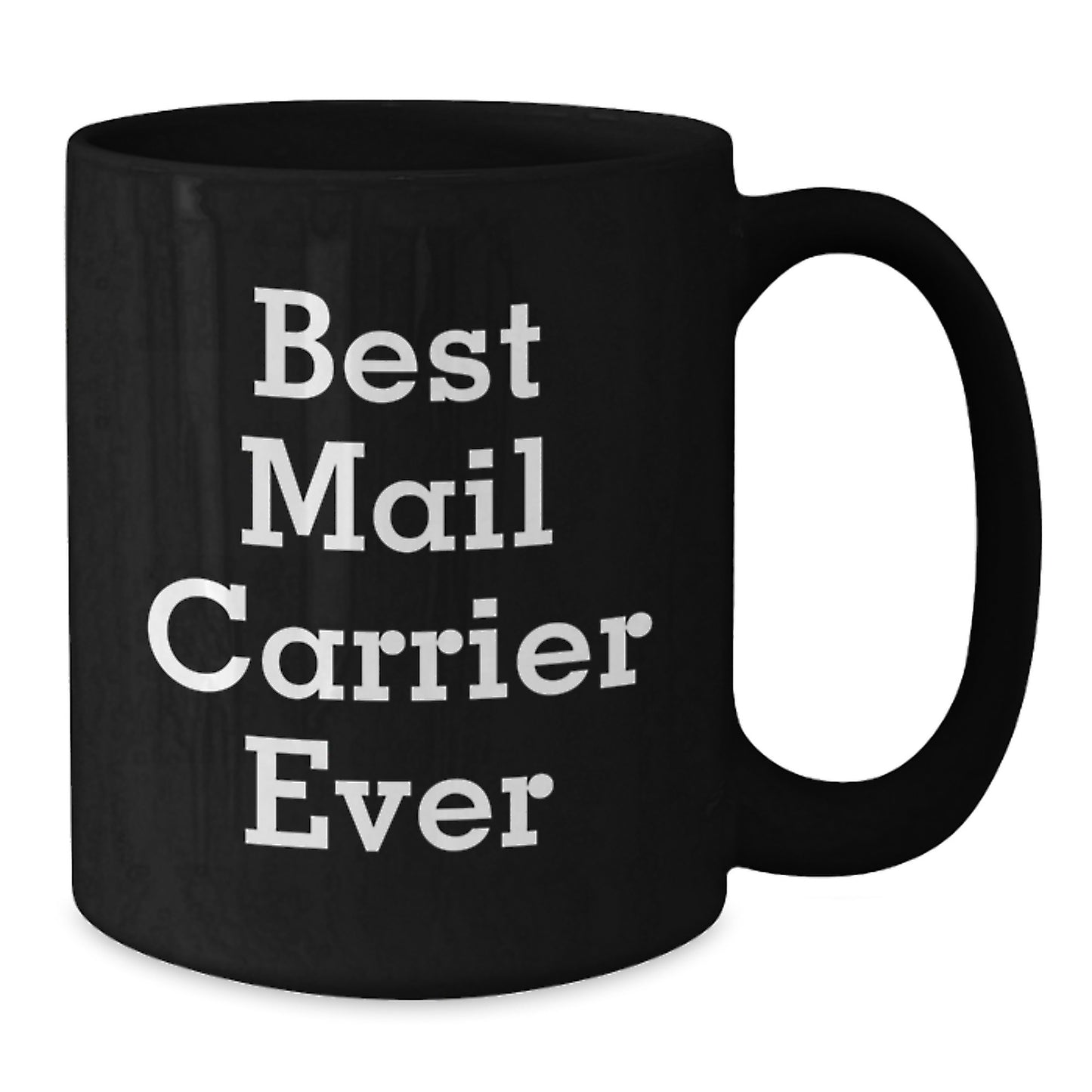 Funny Mail Carrier Gifts from Friends, Unique Black Coffee Mugs for Mail Carrier, Best Mail Carrier Ever Valentine's - Additional