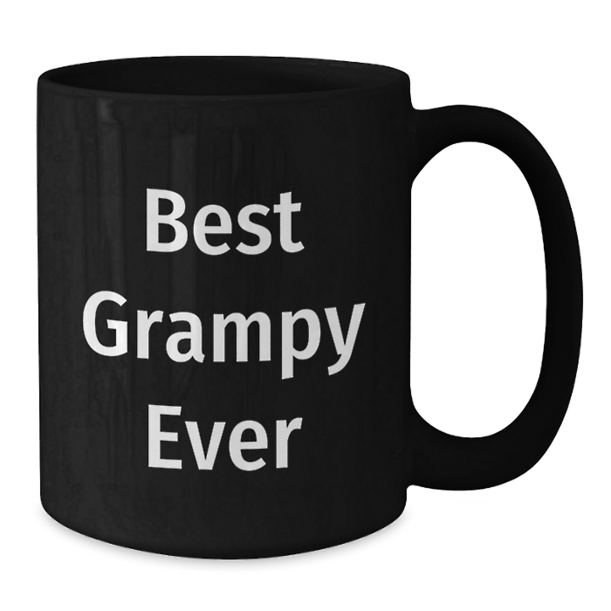 Funny Grampy Gifts from Family for Him - Best Grampy Ever Black Coffee Mug, Christmas Unique Gift Idea - Additional