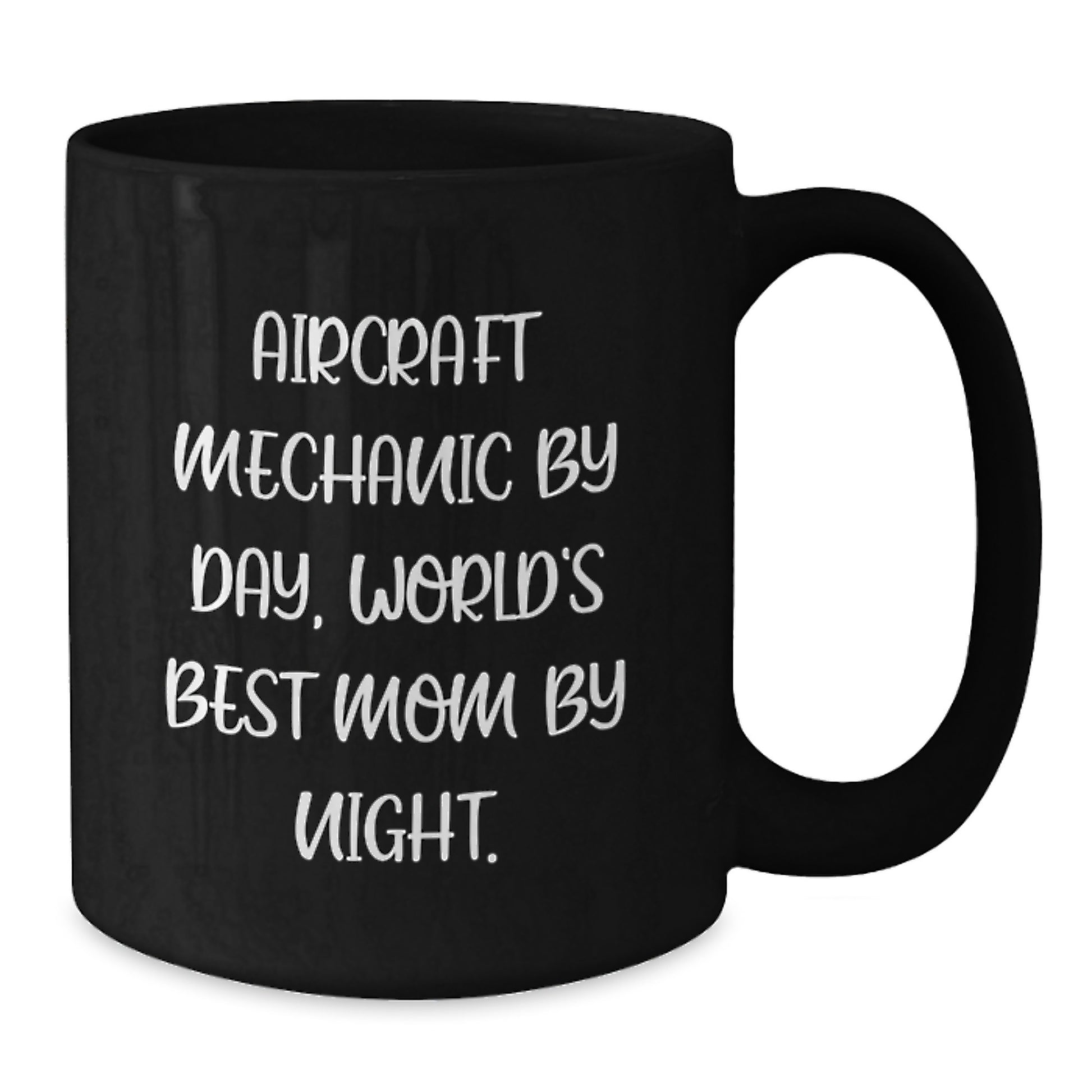 Aircraft Mechanic Gifts from Mom, Funny Quote 'By Day, World's Best Mom By Night.', Christmas Unique Gifts for Aircraft Mechanic Men - Additional