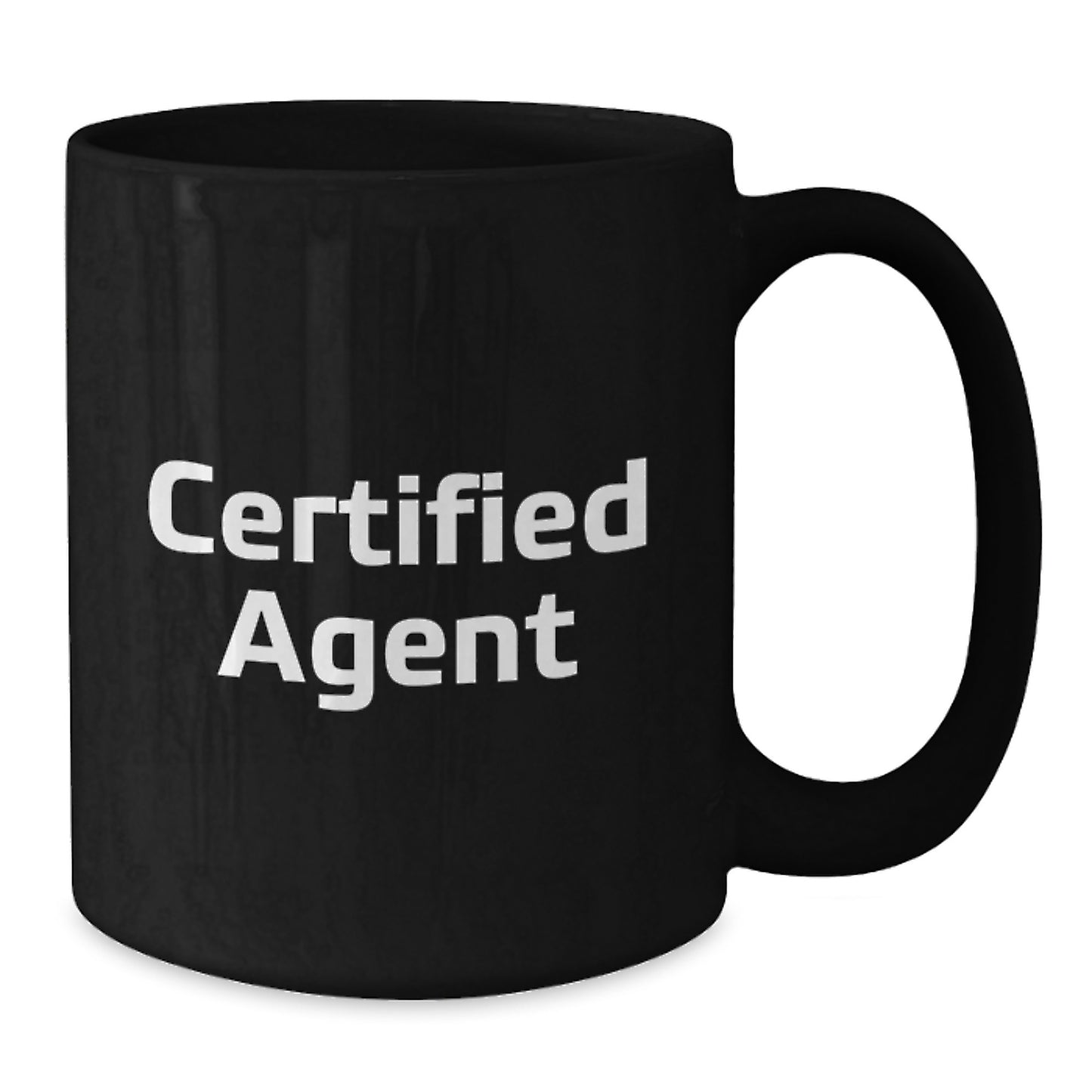 Funny Agent Gifts for Men, Women, Friends from Agent - Inspirational Quote on Black Coffee Mug, 11oz or 15oz, Microwave and Dishwasher Safe - Additional
