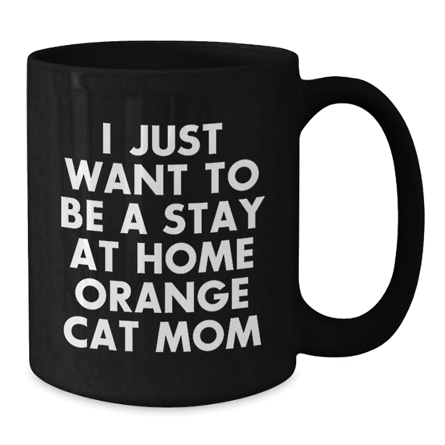 Funny Orange Cat Mom Gifts for Orange Cat Lovers, Black Coffee Mug for Women, Unique Christmas Unique Gifts from Friends to Family - Additional