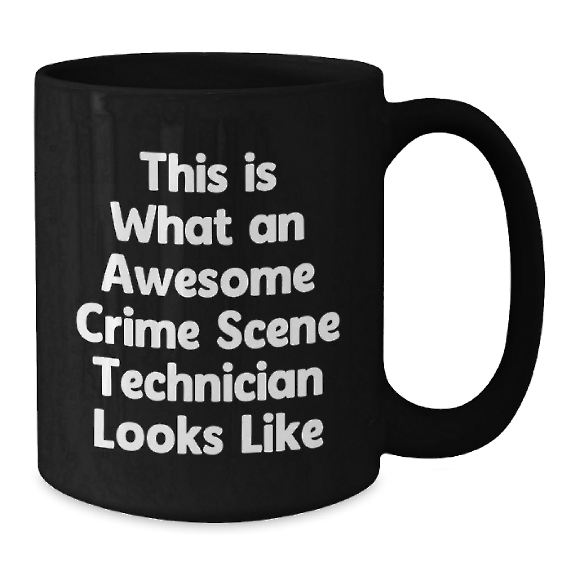 Crime Scene Technician Gifts Black Coffee Mugs Funny Valentine's Unique Gifts from Friends to Crime Scene Technician Men - Additional