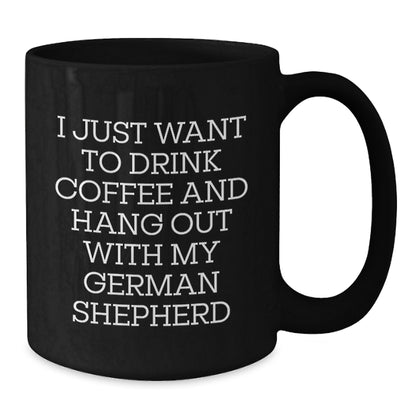 German Shepherd Dog Lovers Funny Coffee Mugs Gifts from Friends and Family for German Shepherd Dog Enthusiasts, Gift Ideas for Birthday Celebration - Additional