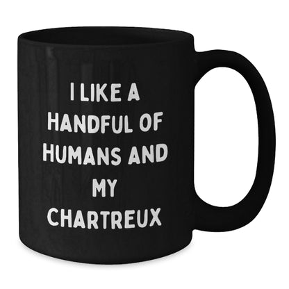 Unique Chartreux Cat Lover Gifts from Men for Women Friends Family - Funny Quote Black Coffee Mug - Additional