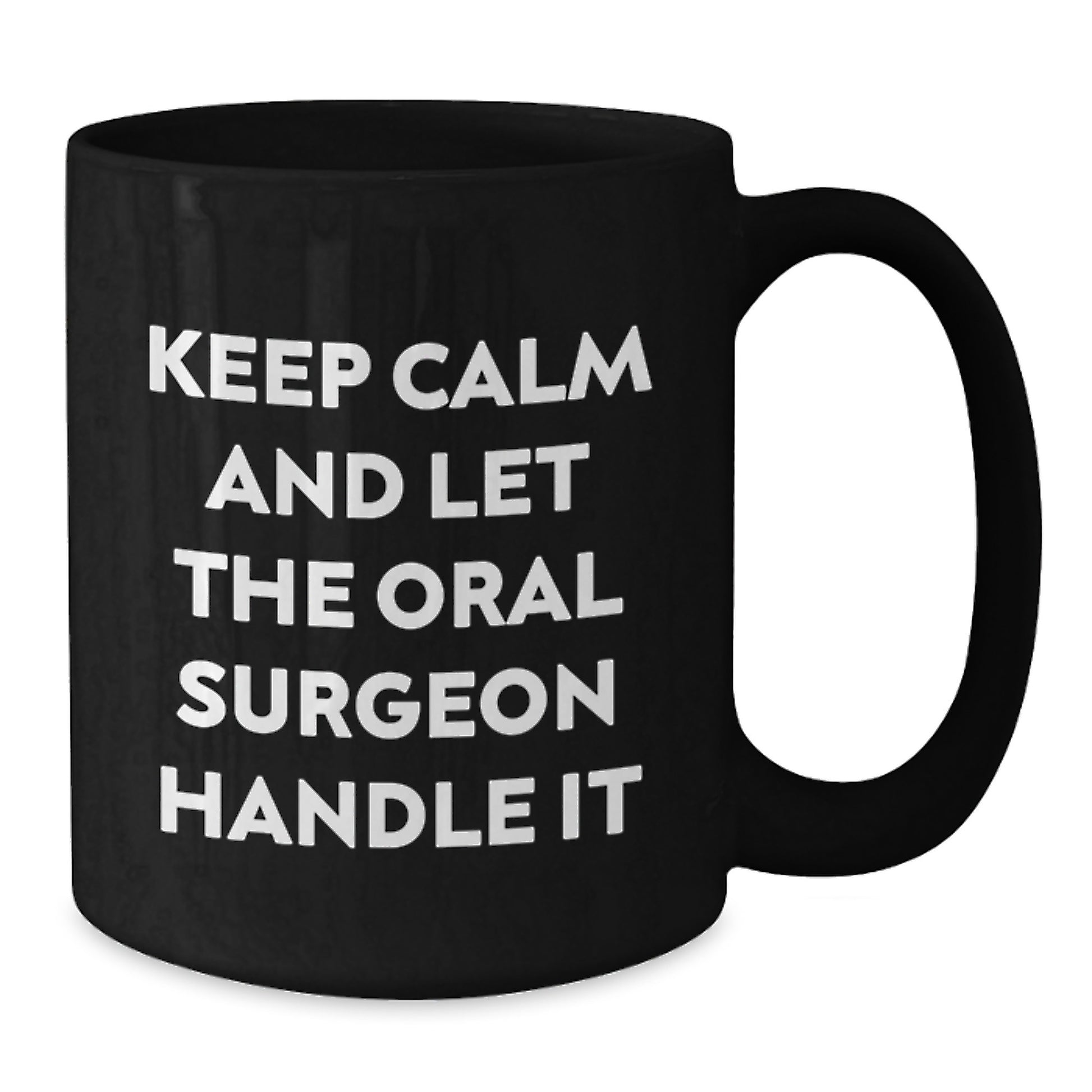 Funny Oral Surgeon Quotes Gifts from Family for Black Christmas Coffee Mug - Additional