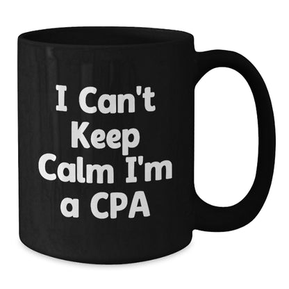 Funny CPA Gifts for Men, I'm A Cpa Christmas Unique Mugs, Black Coffee Mug - Additional