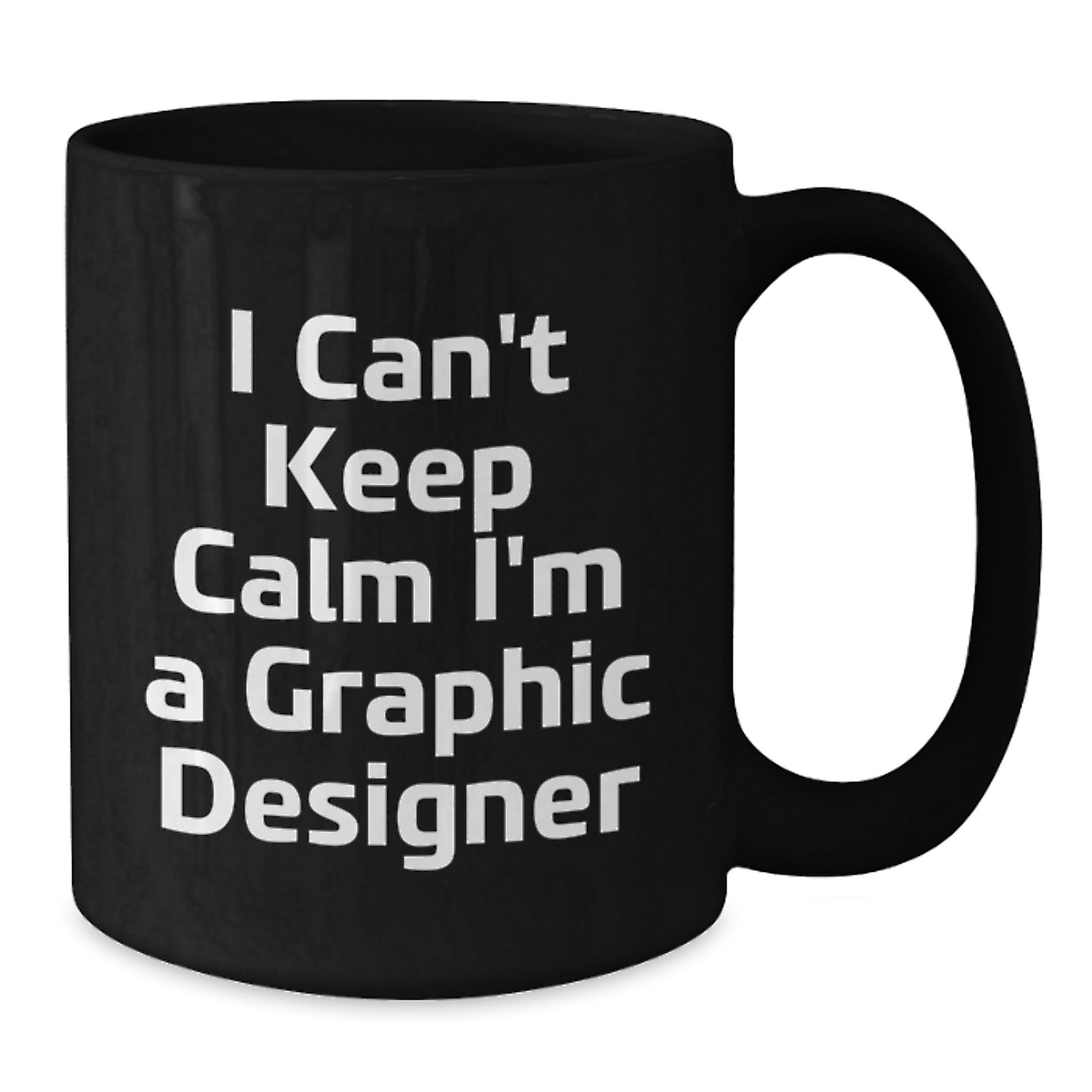 Gifts from Friends to the Amazing Graphic Designer, Fun Black Coffee Mug, I Love Being a Graphic Designer, Unique Christmas Unique Gifts for Graphic Designers - Additional