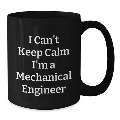 Gifts for Mechanical Engineer Friends - Funny Mechanical Engineer Black Coffee Mug for Christmas Unique Gifts from Men to Mechanical Engineer - Additional