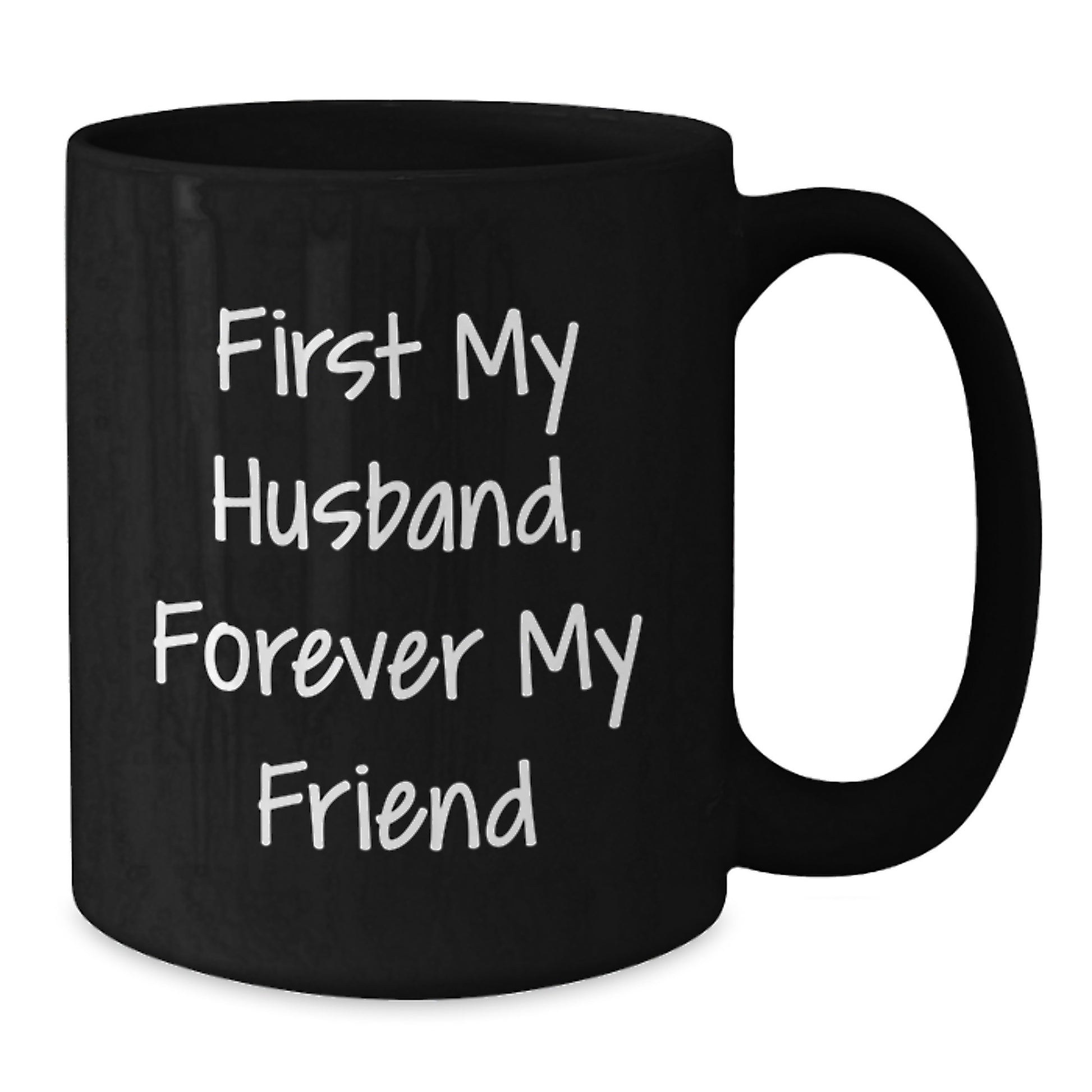 Funny Husband Gifts from Men, Inspirational Black Coffee Mug for Husband, Quotes for Christmas Unique Gifts - Additional
