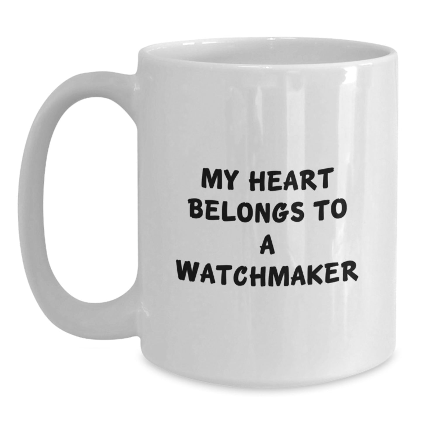 Funny Watchmaker White Coffee Mug Gifts from Men to Watchmaker Friends - Main