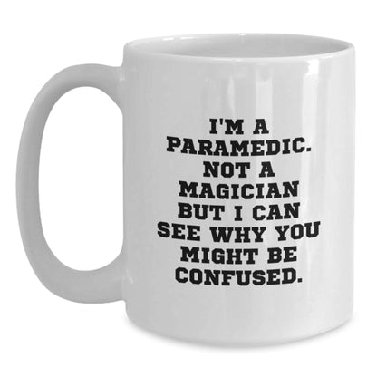 Funny Rescue Worker Gifts for Men, Unique White Coffee Mugs from Friends for Rescue Worker, Christmas Unique Gifts - Main