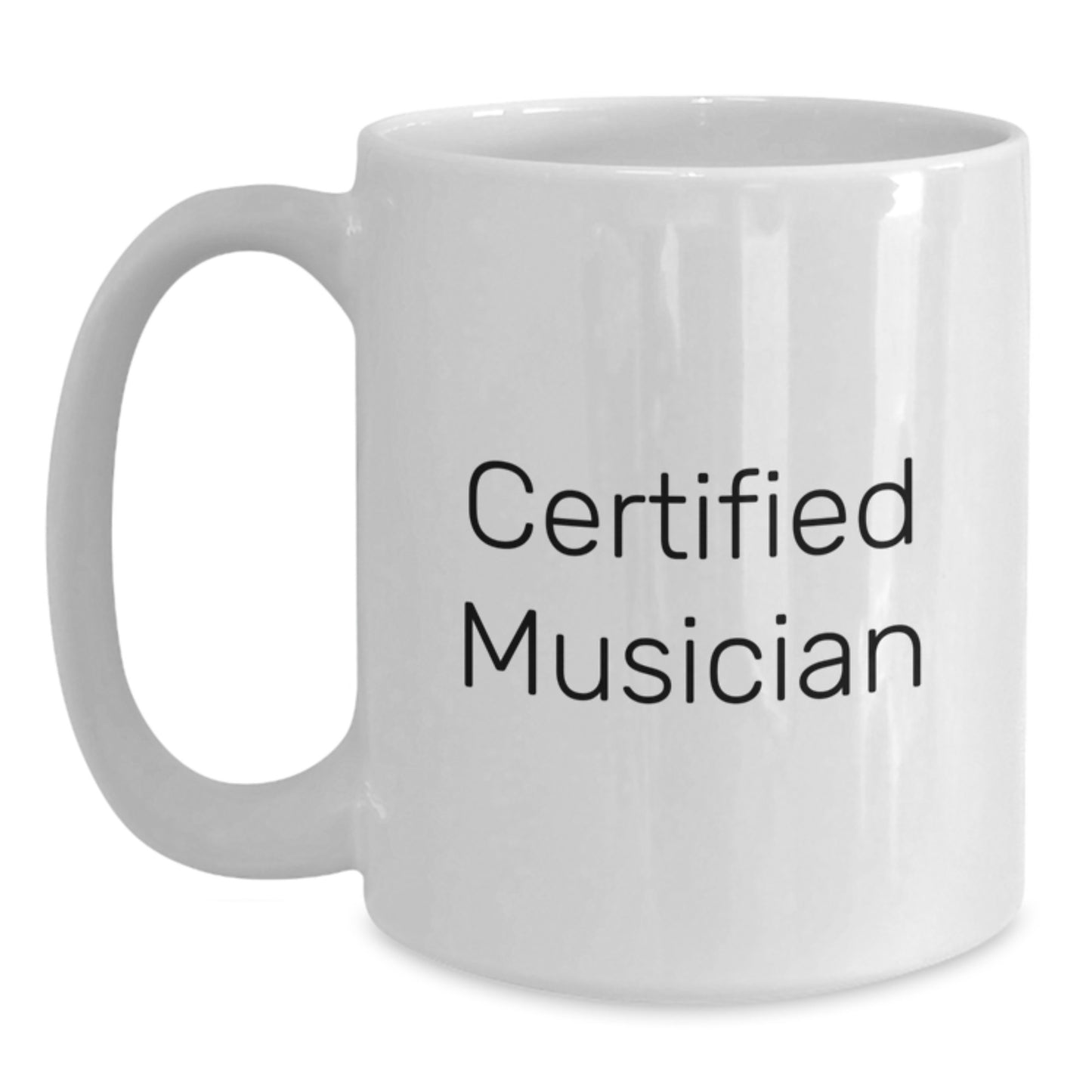 Funny Musician Gifts from Friends, White Coffee Mug for Musician, Christmas Unique Presents - Main