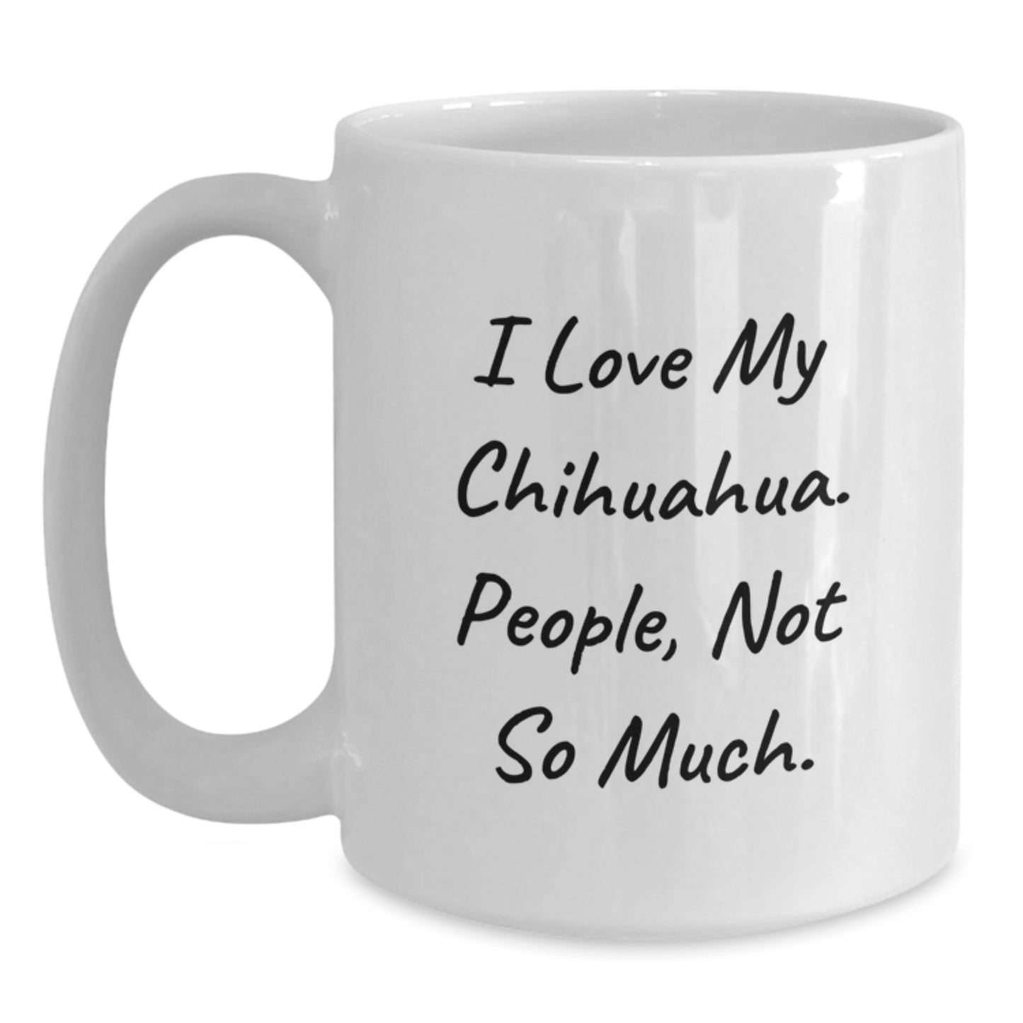 Funny Chihuahua Dog Christmas Unique Gifts for Friends from Men, Women, Coworkers, Family with White Coffee Mug - Main