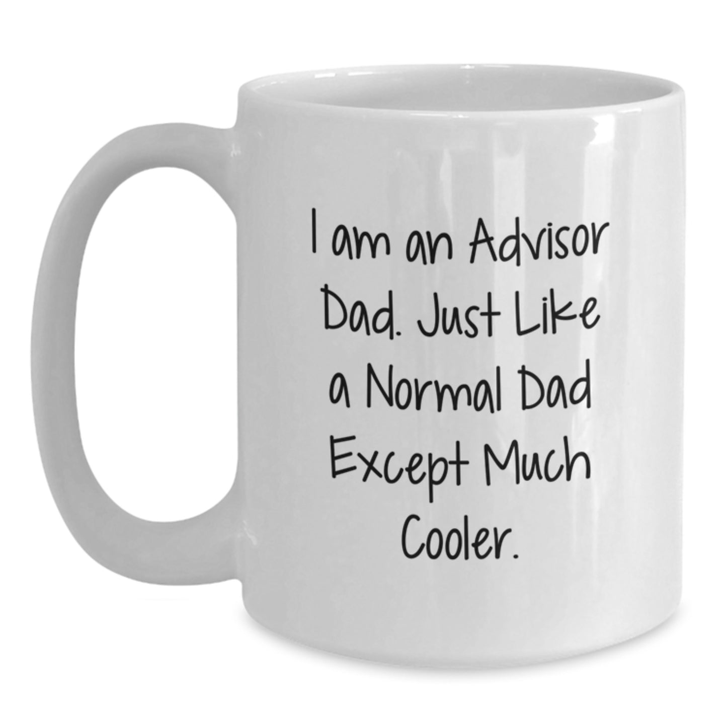 Funny Advisor Dad White Coffee Mugs Gifts from Men to Men for Christmas Unique - Main
