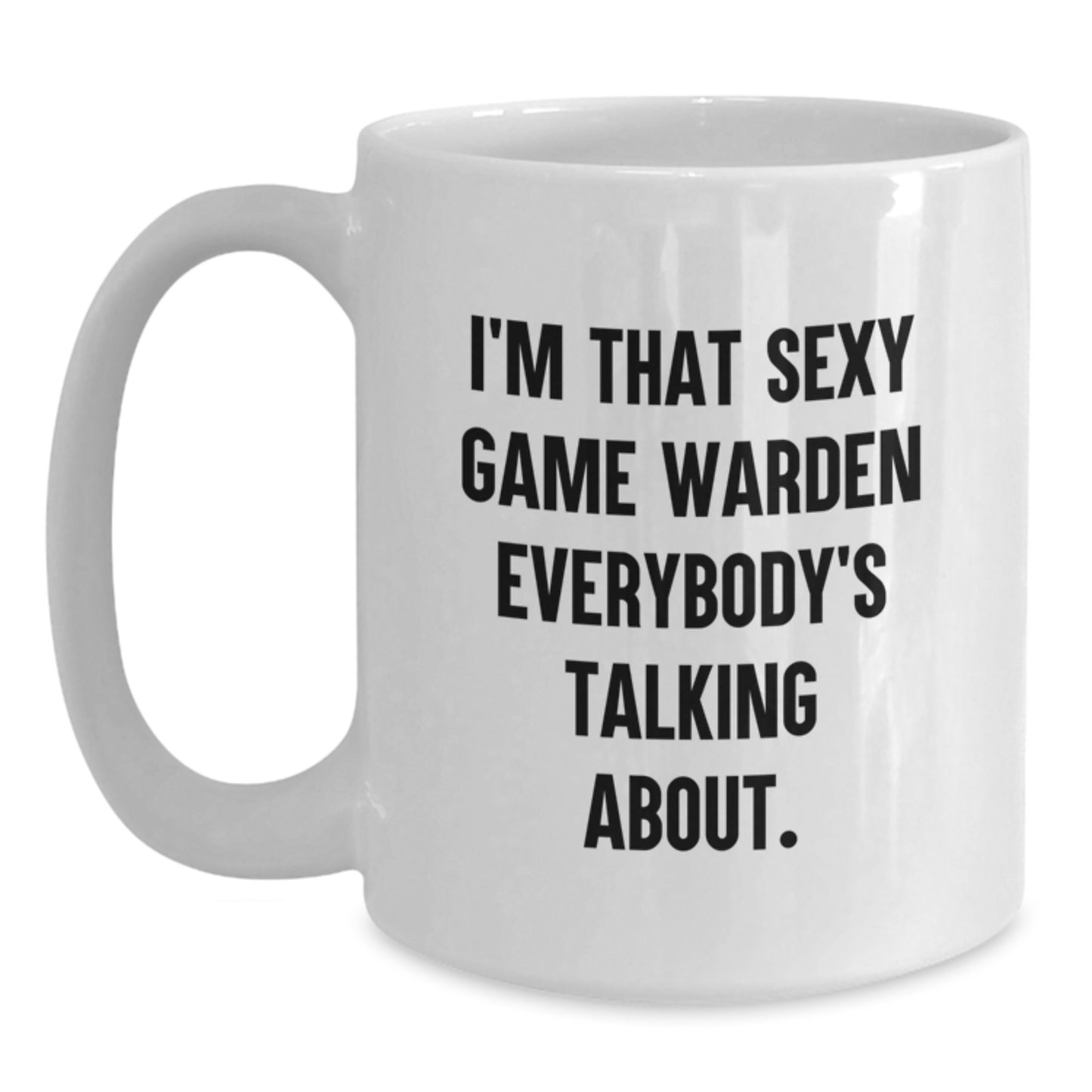 Unique Funny Game Warden White Coffee Mugs Gifts from Friends for Men, Perfect for Christmas Unique Gift Ideas - Main