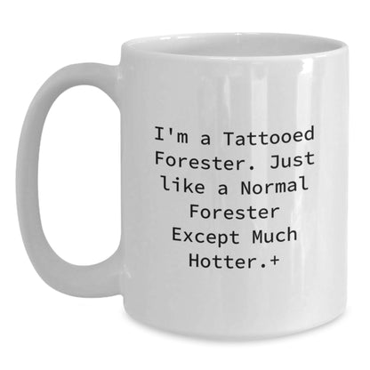 Funny Forester Gifts for Christmas - White Coffee Mug for Friends, Family, or Forester Lovers - Unique Forester Humor - Main