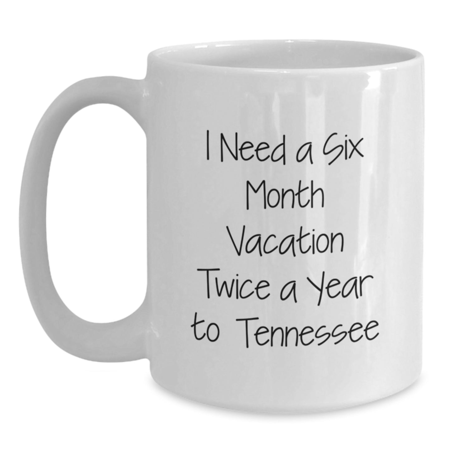 Tennessee Christmas Unique Gift Ideas for Men and Women - Funny Quote White Coffee Mug - Main