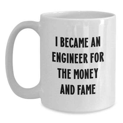 Funny Engineer White Coffee Mug Gifts from Friends for Engineer on Christmas - Main