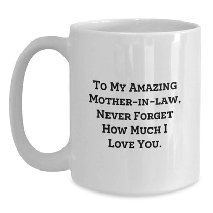 Funny Mom-in-law White Coffee Mug Gifts from Family for Mom-in-law Christmas Unique Presents - Main