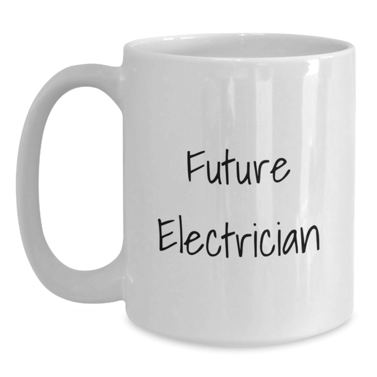 Funny Future Electrician Gifts from Men to Friends and Family White Coffee Mug - Christmas Unique Presents for Electrician Enthusiasts - Main