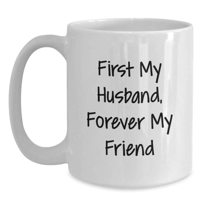 Funny Husband White Coffee Mug Gifts from Men Christmas Unique Presents for Him - Main