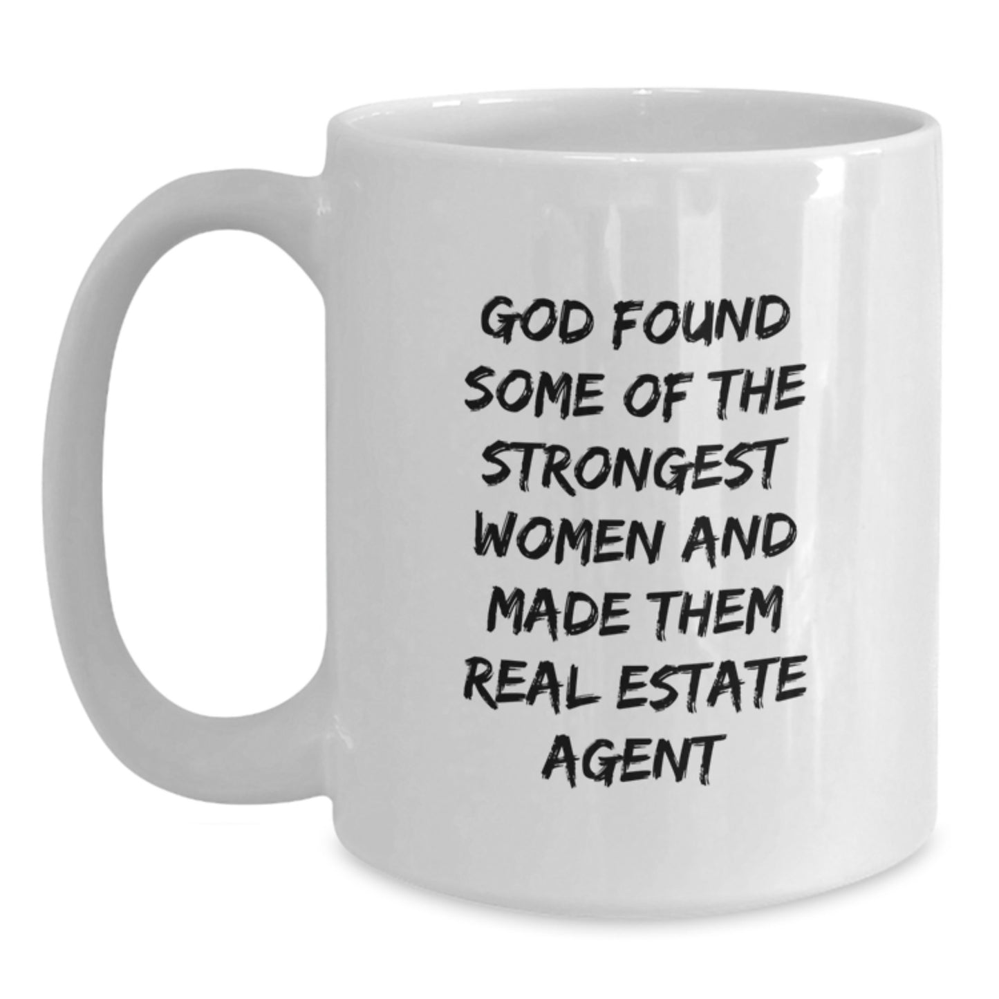 Funny Real Estate Agent White Coffee Mug Gifts from Women for Christmas Unique Presents - Main