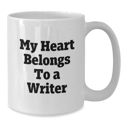 Funny Writer Quote Gifts from Friends for Writers White Coffee Mug - Inspirational Christmas Unique - Additional