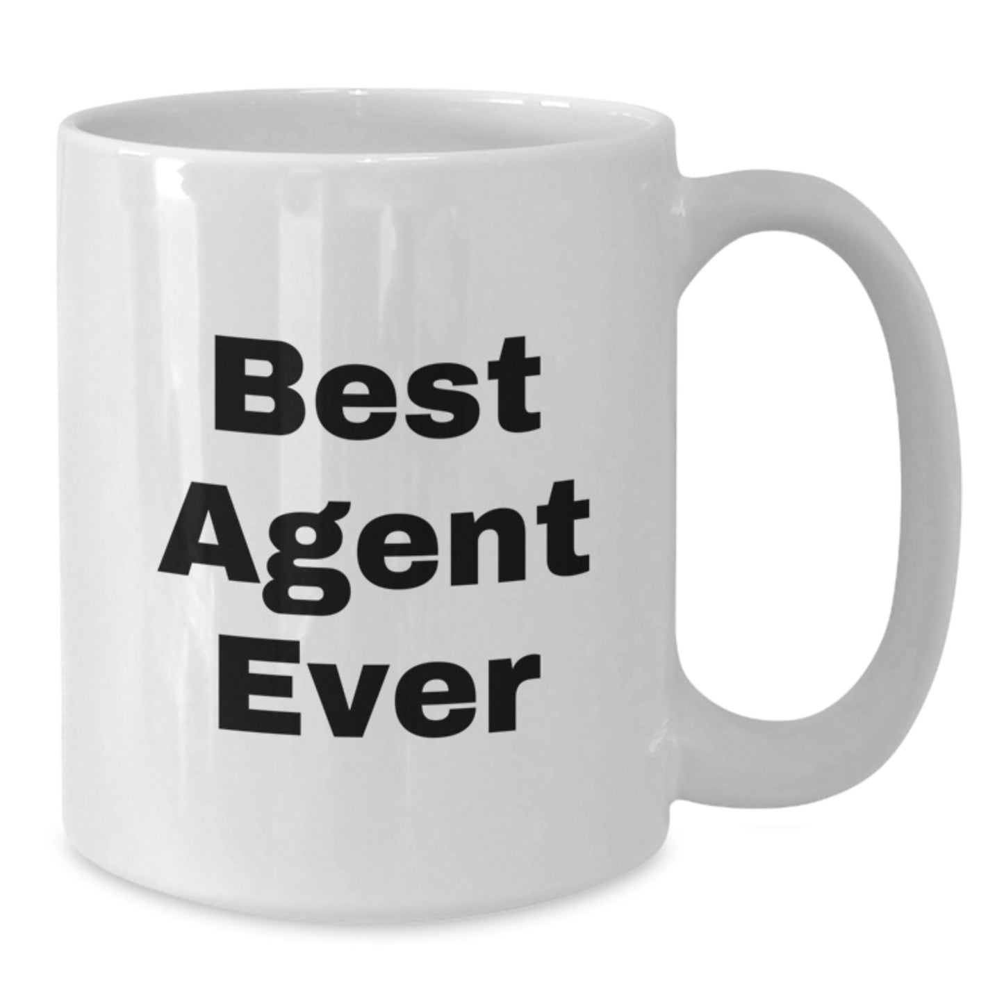 Funny Agent White Coffee Mugs Gifts from Men to Best Agent Ever Coworkers at Christmas Time - Additional
