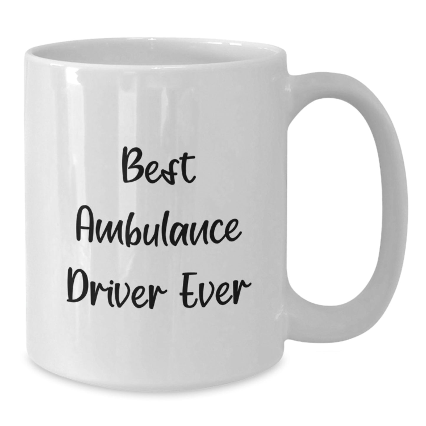 Funny Ambulance Driver Gifts from Friends for Ambulance Driver Men - Best Ambulance Driver Ever White Coffee Mug, White Coffee Mug for Ambulance Driver, Ambulance Driver Christmas Unique Gifts - Additional